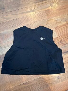 Nike Black Tee with Interior Care Tag